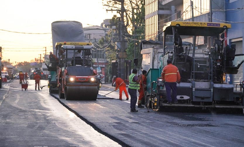 SIGUEN LOS TRABAJOS DE MEJORA Y AMPLIACIÓN EN LA RUTA 8